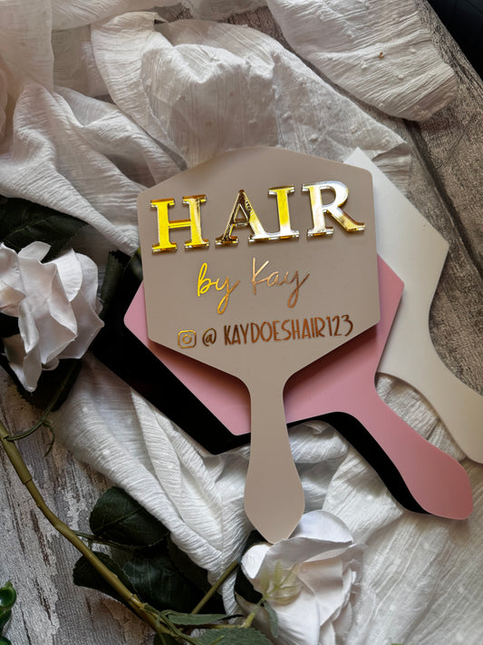 Hairstylist, Hair dresser picture prop shield, 'HAIRFIE', Hair prop, hairstylist accessories, gift